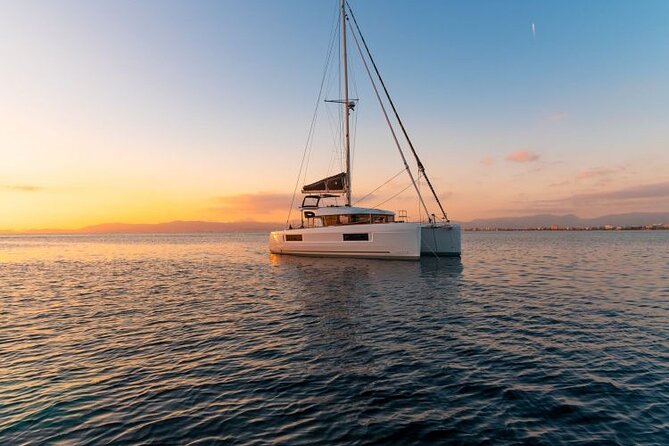 Catamaran Day & Sunset Cruises with meals Drinks and transportation - Swimming and Snorkeling in the Clear Waters