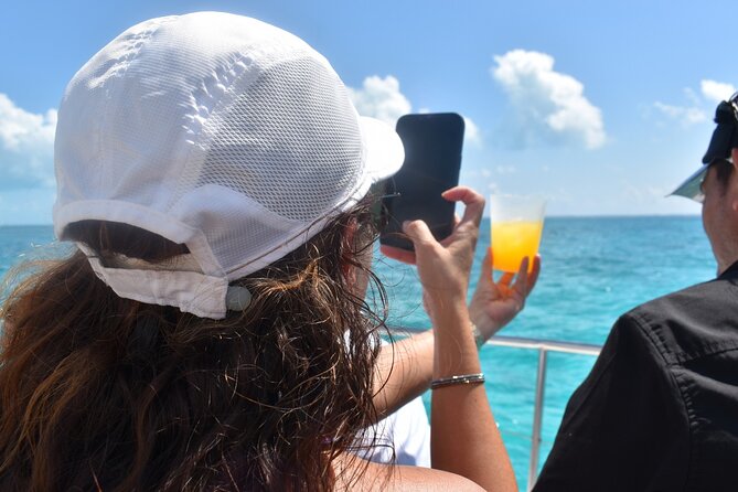 Catamaran Experience to Isla Mujeres with Snorkel - All-Inclusive Drinks and Onboard Amenities