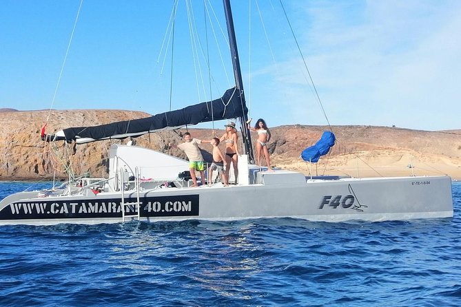 Catamaran F40 Lanzarote sailing - Key Points