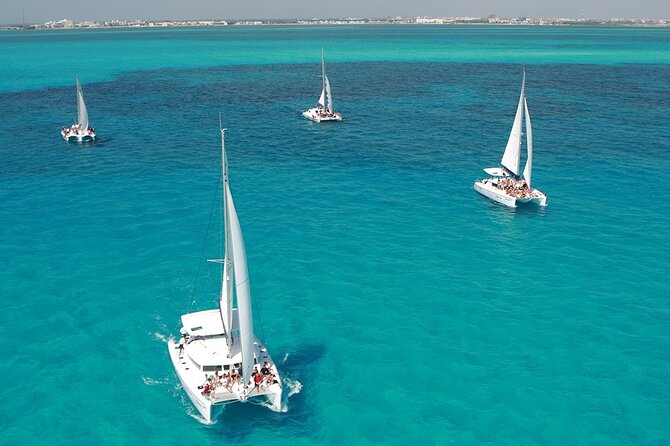 Catamaran Plus Reef Snorkeling and Isla Mujeres Visit - Elegant Sailing on a Premium Catamaran from Cancun