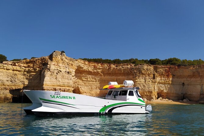 Catamaran Private Tour - Benagil & Marinha Beach - (28 PAX) - The Scenic Stops: From the Famous to the Hidden