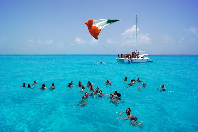 Catamaran to Isla Mujeres - The Optional Spinnaker Sail and Water Fun