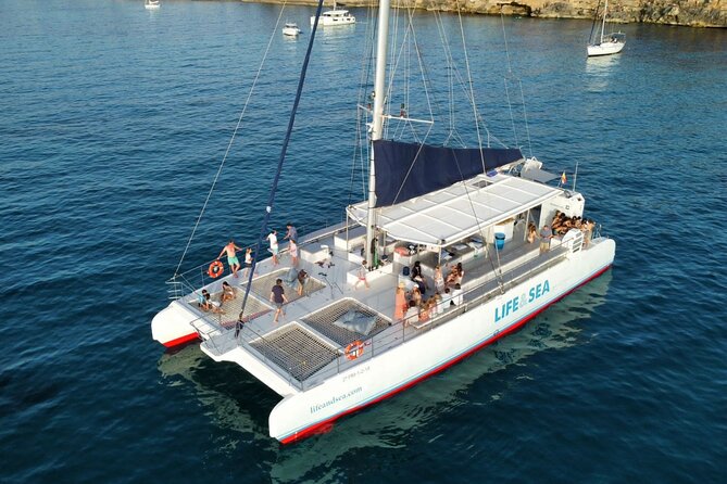 Catamaran with BBQ in the Bay of Palma - Swimming and Snorkeling in Mallorca’s Clear Waters