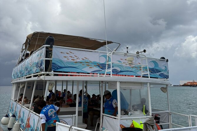 Catamaran with Slide in Cozumel Reef Snorkeling Experience - Starting Point at Aqua Safari Dock in Cozumel