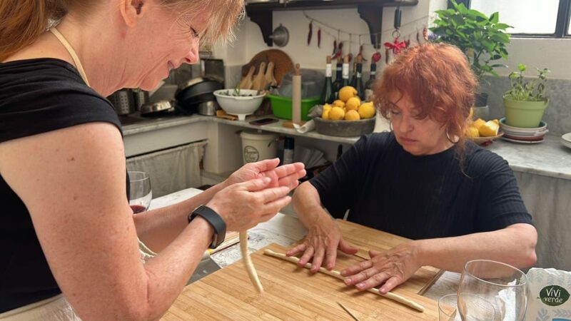 Catania: Pistachio Ravioli, Pasta Home Cooking Class w/ Wine - Key Points