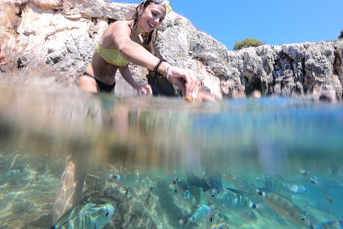 Cave exploring by kayak - Scenic Kayaking Along the Kamenjak Coast