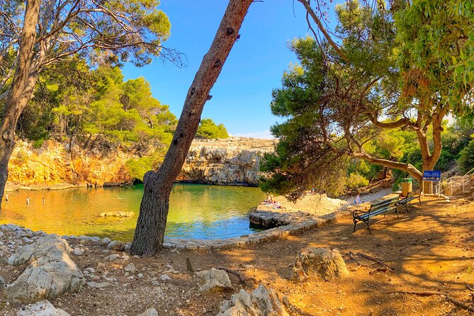 Cavtat to Lokrum Island, Betina Cave & St Jacobs beach boat tour - Relaxing at St Jacob’s Beach with Scenic Views