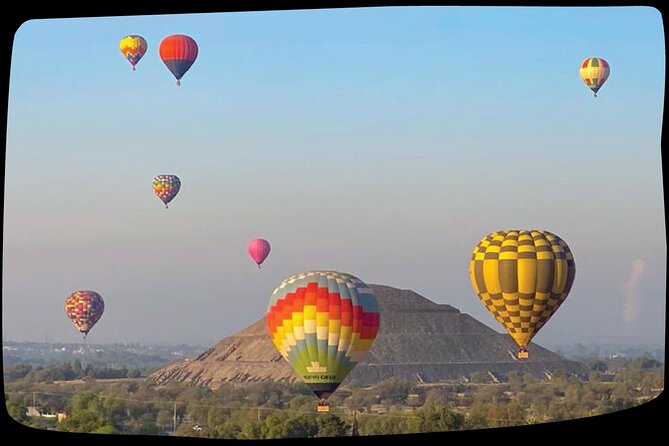 CDMX balloon flight, breakfast, pickup and visit to Teotihuacán - Key Points