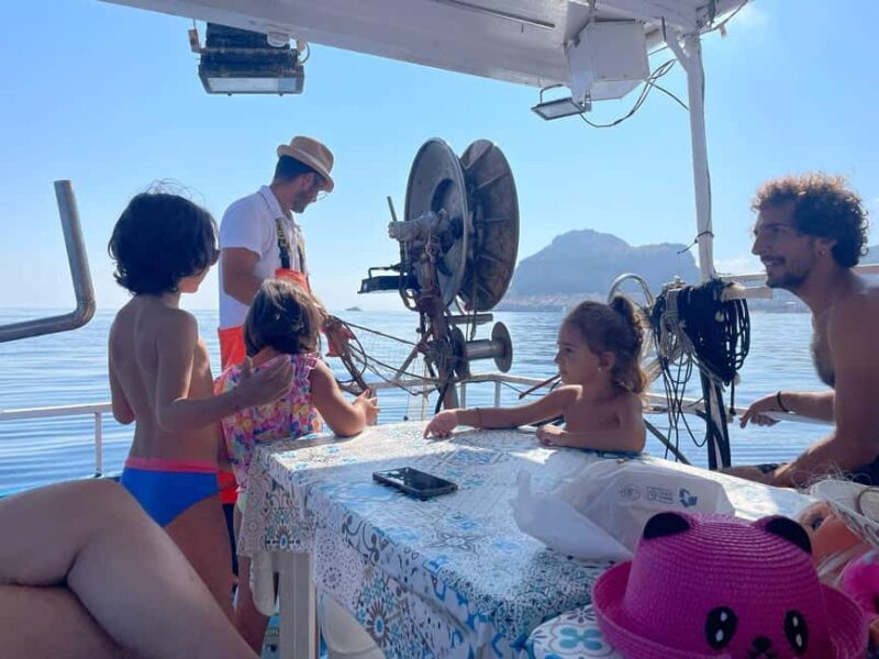 Cefalù: boat trip with fishing, coastal tour, and lunch on board with the catch - The End of the Tour and Return to Cefalù