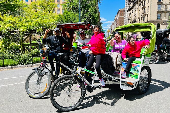 Central Park 2 - Hours Private Pedicab Guided Tour - Key Points