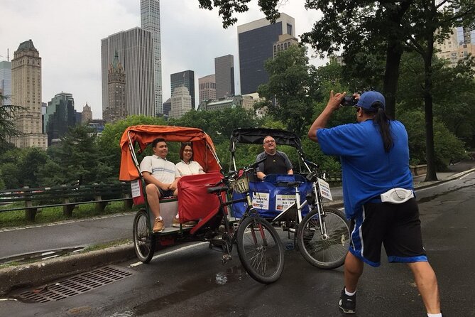 Central Park Pedicab Tours with New York Pedicab Services - Bethesda Fountain and Balto Statue