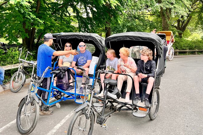 Central Park privet pedicab delux tour -1 hour - Key Points