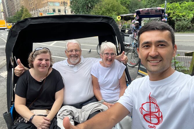Central Park privet pedicab delux tour -1 hour - Convenient Meeting Point and Tour Logistics