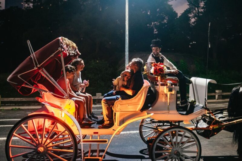 Central Park, Rockefeller & Times Carriage Ride (4 Adults) - The Spectacle of Times Square at Night
