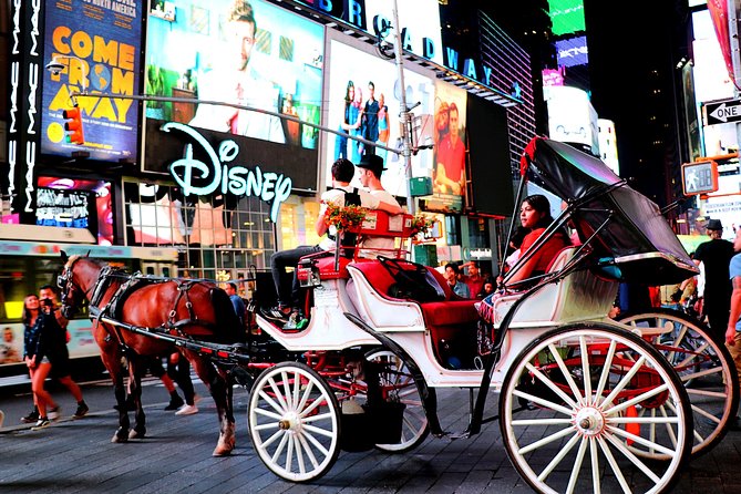 Central Park, Rockefeller & Times Square Carriage Ride (4 Adults) - Key Points