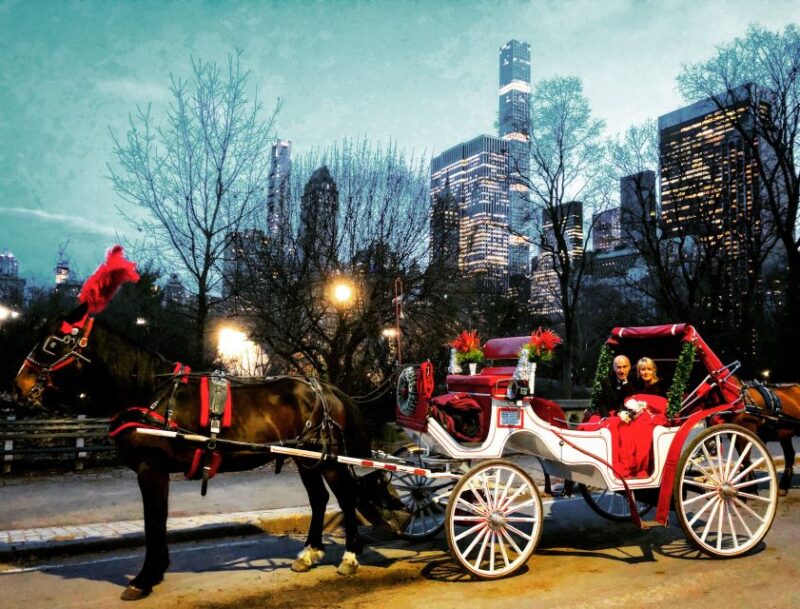 Central Park: Short Horse Carriage Ride (Up to 4 Adults) - Key Points