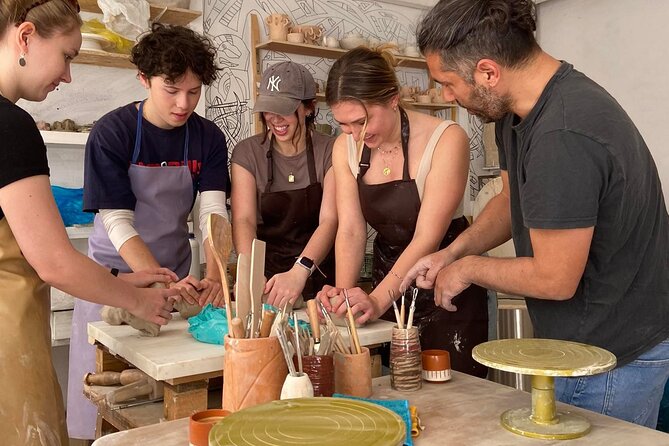 Ceramic and Pottery creative Workshop with two local artists - Group Size and Atmosphere