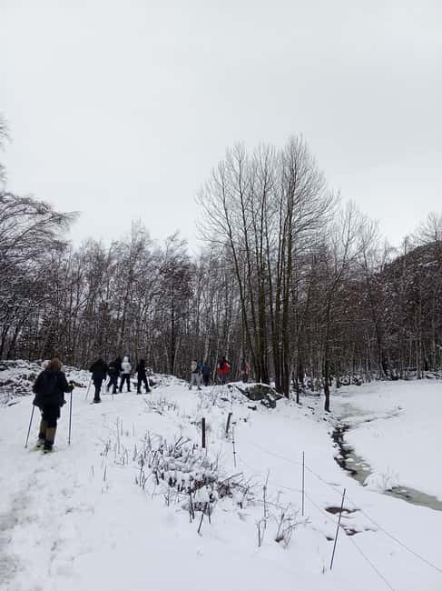 Cerdanya: Snowshoe tour through the forests and lakes of the Pyrenees - Enjoying a Warm Drink with Mountain Views