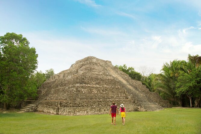 CHACCHOBEN Ruins and BACALAR Lagoon Boat Excursion from Costa Maya - Authentic Mexican Tacos at Papitos Bacalar