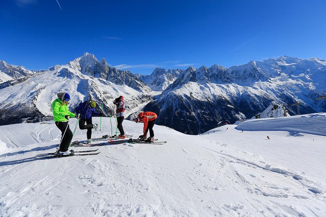 Chamonix Ski Day from Geneva with Optional Aiguille du Midi - Guides and Support During the Trip