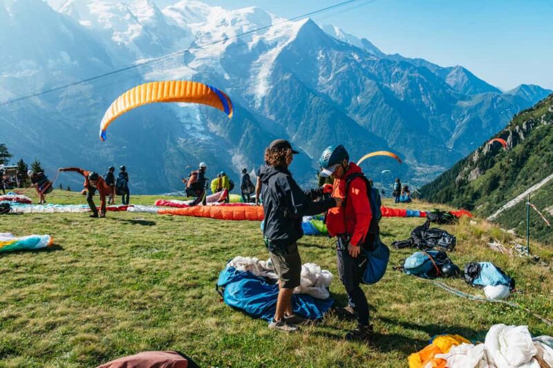 Chamonix: Tandem Paragliding Flight - Starting Point and Access to the Paragliding Flight