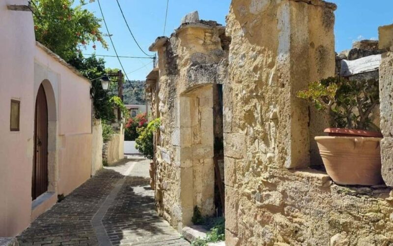 Chania: 7 Apokoronas Villages Private Day Trip with a local - Walking Through Fres at the Base of the White Mountains