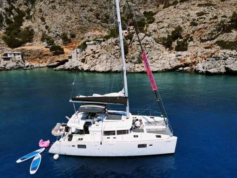 Chania: Day Catamaran Cruise with Lunch from Souda Port - Breakfast and Refreshments at Souda Port