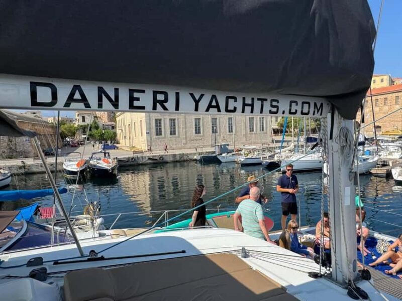 Chania Old Port: All-inclusive Catamaran Trip Agioi Theodori - Chania Old Port: All-inclusive Catamaran Trip Agioi Theodori