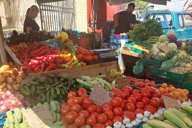 Chania: Old Town, Public and Farmers Market-Laiki. - Comfortable Transport and Refreshments on the Go