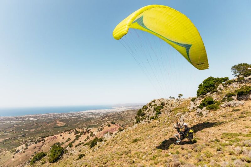 Chania: Paragliding Tandem Flight - Flying Over Chania and the Coastline
