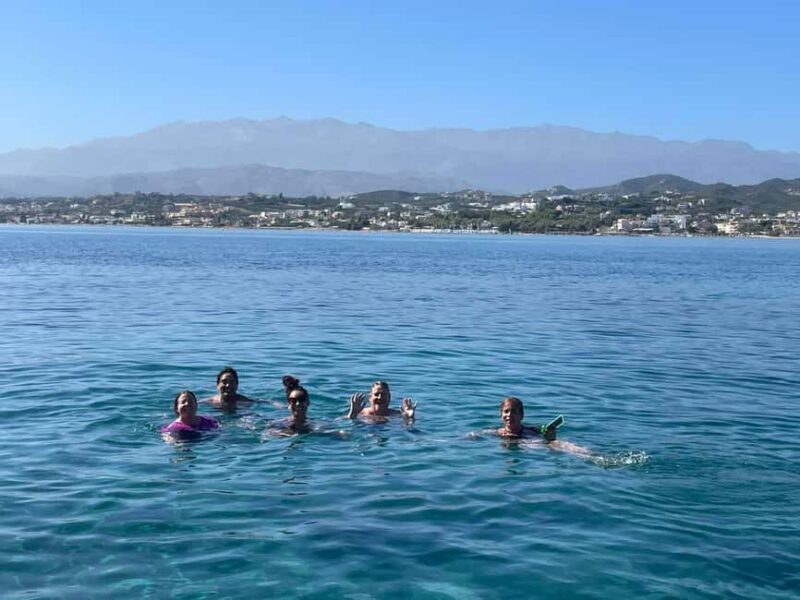 Chania: Private Boat Tour to Menies with BBQ and Drinks - The Roman Temple and 9th Century Monastery