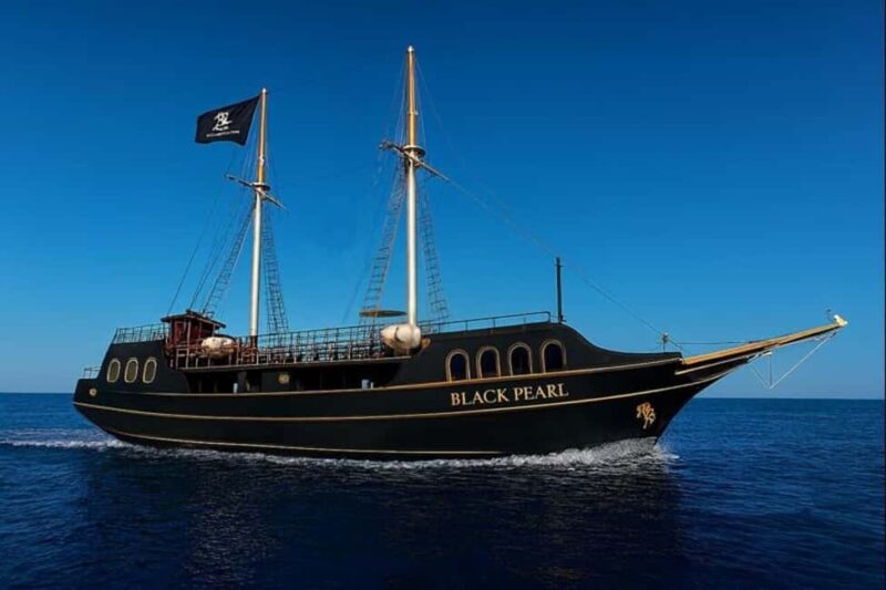 Chania: Souda Bay Pirate Cruise with Swim Stops - Fresh Onboard Meal and Refreshments