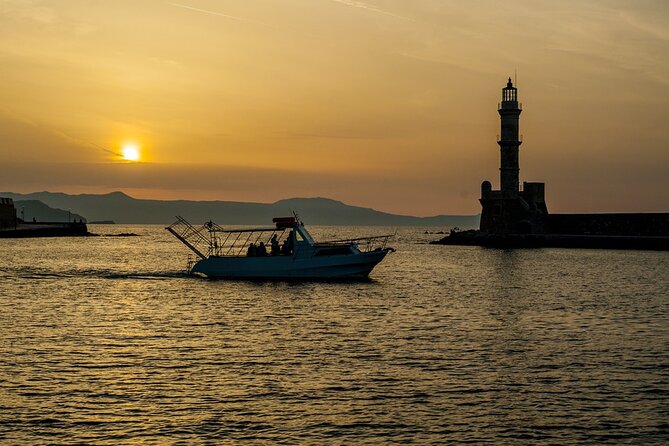 Chania Sunset Hidden gems Tour with diner and wine tasting - Key Points