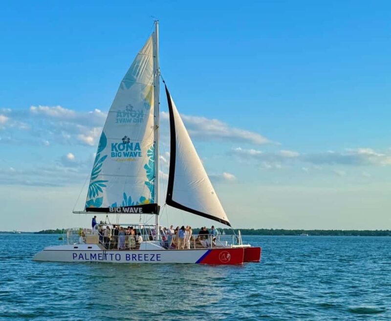 Charleston Afternoon Sail - Lux Catamaran w/Seating & Shade - Wildlife Encounters: Dolphins and Coastal Birds