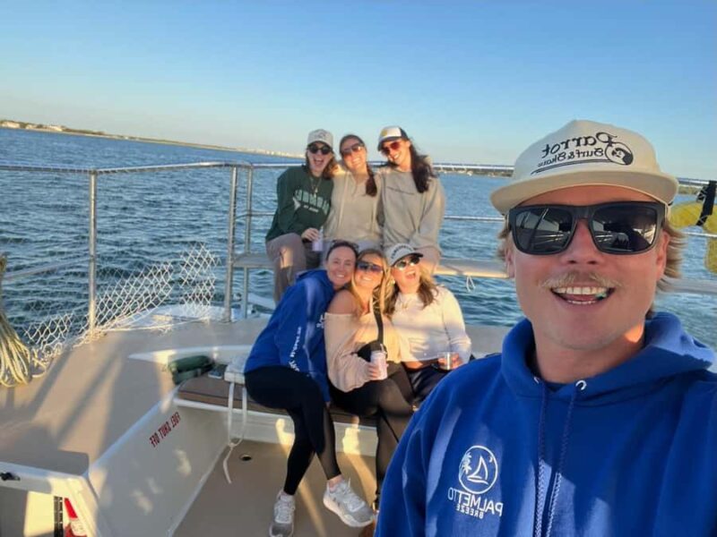 Charleston Afternoon Sail - Lux Catamaran w/Seating & Shade - The Scenic Landmarks: Fort Sumter, USS Yorktown, and Ravenel Bridge