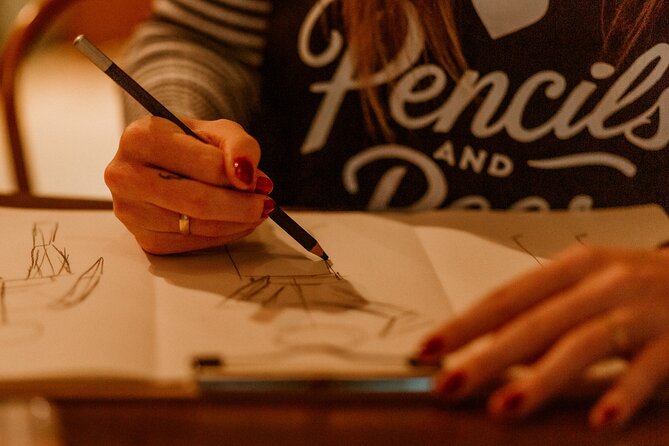 Charleston Champagne Figure Drawing Experience with Male Model - What to Expect During the Class