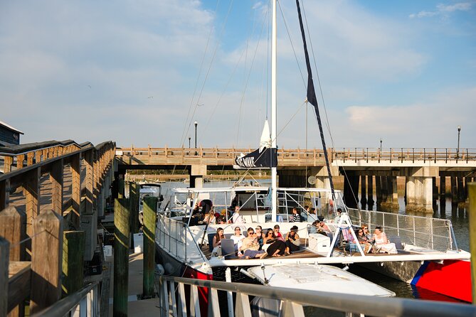 Charleston Iconic Sunset Sail - Lux Catamaran w/Bar & Bathrooms - Key Points