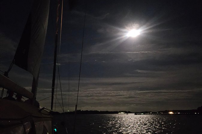 Charleston Moonlight Cruise Aboard Windchaser 50Ft Luxury Yacht - The Scenic Highlights: Iconic Charleston Sights at Night