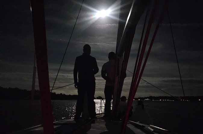 Charleston Moonlight Cruise Aboard Windchaser 50Ft Luxury Yacht - The Unique Possibility of Bioluminescence and Shooting Stars