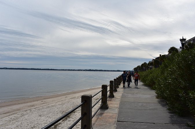 Charleston Perspective Walking Tour - Passing through Four Post Alley and the Iconic Rainbow Row