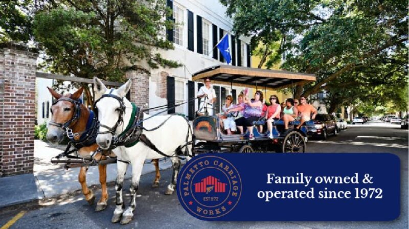 Charleston, SC: Private Daytime Horse-Drawn Carriage Ride - Meet Your Guide at the Big Red Barn
