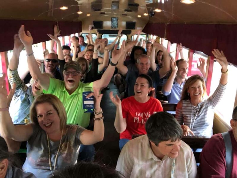 Charlotte: Funny Bus Comedy City Tour with BYOB - The Tour’s Starting Point on E 7th Street