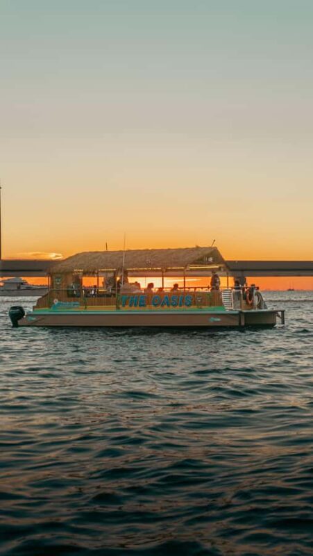 Charlotte Harbor: "The Oasis" Tiki Boat Sunset Cruise - The Itinerary and Unique Stops Along Charlotte Harbor