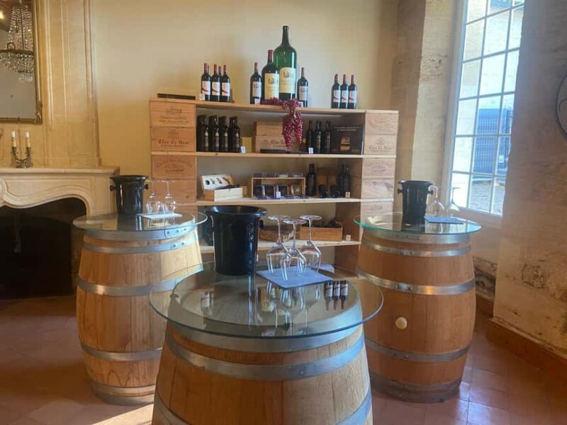 Château St-Emilion Grand Cru visit and Grand Cru and Pomerol tasting - The Tour Begins at Château Panet in Vignobles Carles