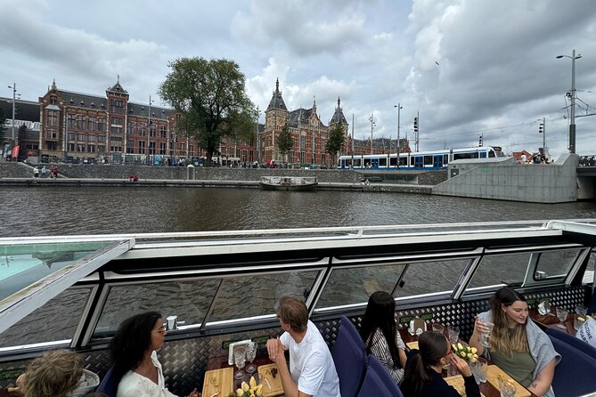 Cheese and Wine Canal Cruise through Historic Amsterdam - Anne Frank’s House and Westerkerk from the Water