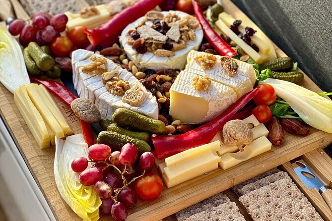 Cheese platter by Boat on Lake Thun, Interlaken - Enjoy an Exclusive Sunset Cruise on Lake Thun with Cheese and Wine