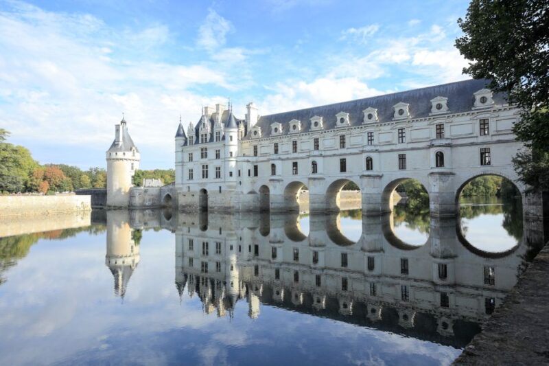 Chenonceau Castle Admission ticket - The Unique Architecture of the Castle on the Cher River