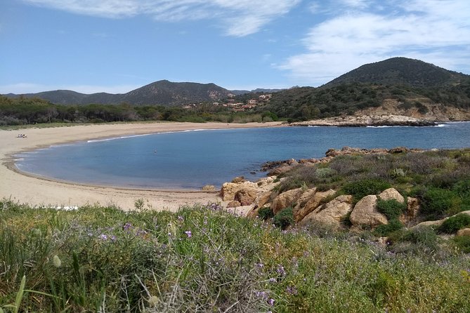 Chia Beaches Tour from Cagliari with van - Climbing Torre di Chia for Panoramic Views