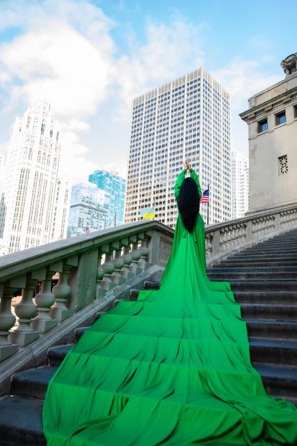 Chicago Luxury Flying Dress Photoshoot - Key Points