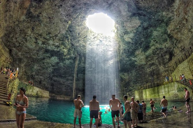 Chichen Itza, Cenote Hubiku, and Ek Balam- Small Group - Swimming and Dining at Cenote Hubiku